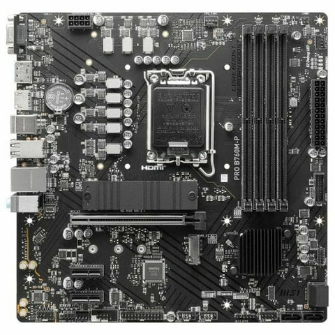 Motherboard MSI PRO B760M-P DDR4 Intel B760 LGA 1700 Motherboard MSI PRO B760M-P DDR4 Intel B760 LGA 1700
