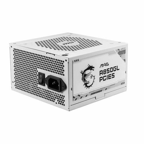 Power supply MSI MAG A850GL PCIE5 WHITE 850 W 80 Plus Gold Power supply MSI MAG A850GL PCIE5 WHITE 850 W 80 Plus Gold