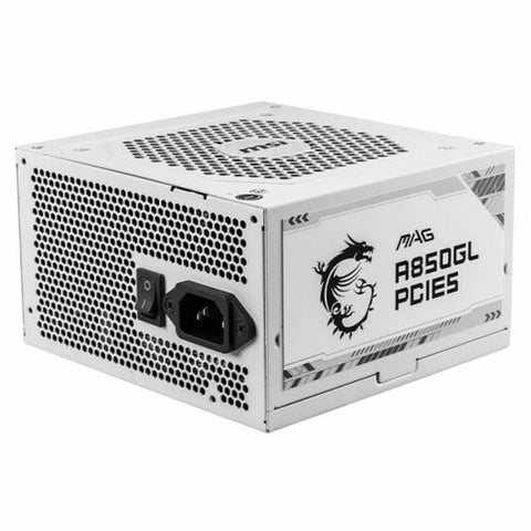 Power supply MSI MAG A850GL PCIE5 WHITE 850 W 80 Plus Gold Power supply MSI MAG A850GL PCIE5 WHITE 850 W 80 Plus Gold