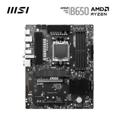Motherboard MSI PRO B650-S WIFI AMD B650 AMD AM5 Motherboard MSI PRO B650-S WIFI AMD B650 AMD AM5