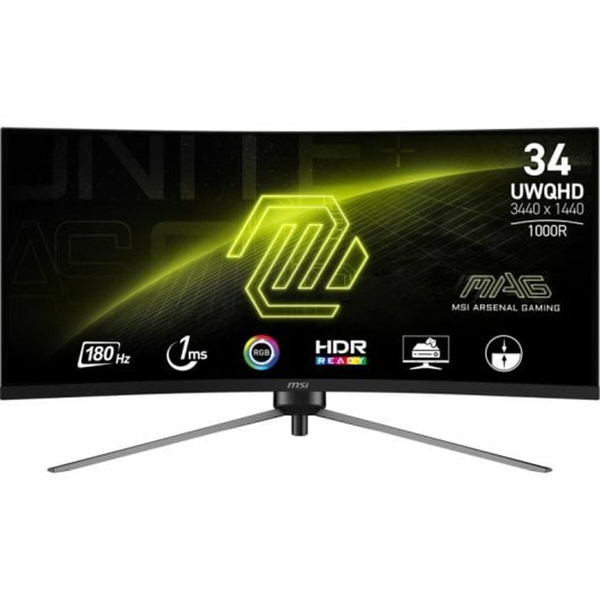 Monitor MSI 345CQR 34" UltraWide Dual Quad HD 50 - 60 Hz 180 Hz Monitor MSI 345CQR 34" UltraWide Dual Quad HD 50 - 60 Hz 180 Hz