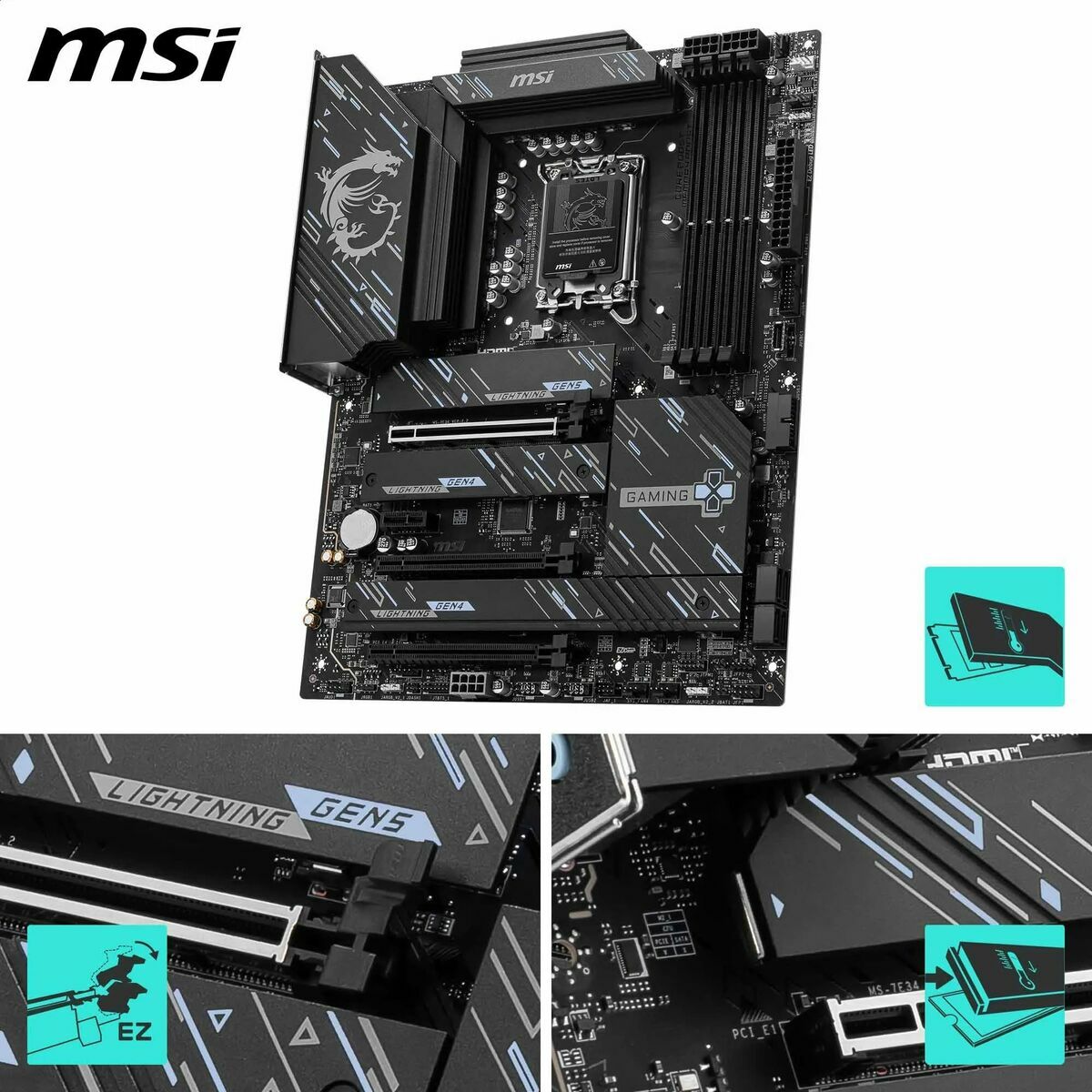 Motherboard MSI Z890 GAMING PLUS WIFI Motherboard MSI Z890 GAMING PLUS WIFI
