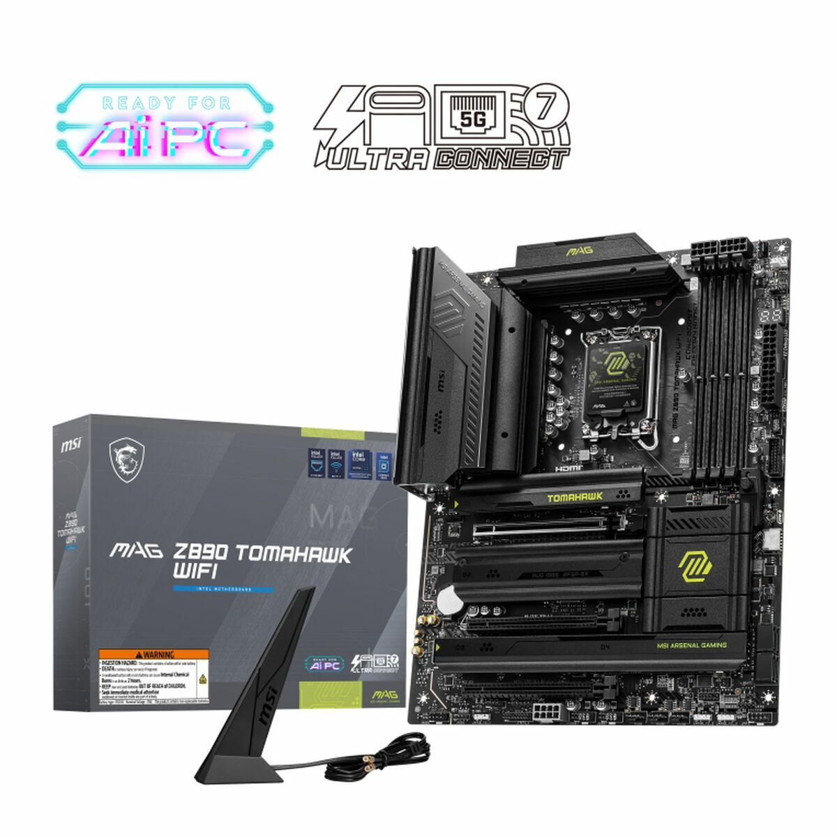 Motherboard MSI MAG Z890 TOMAHAWK WIFI Intel Z890 Motherboard MSI MAG Z890 TOMAHAWK WIFI Intel Z890