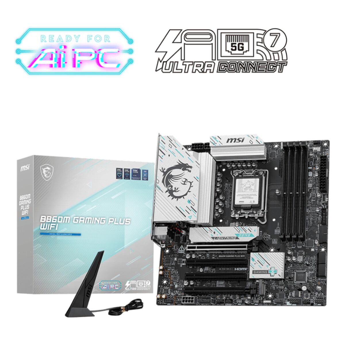 Motherboard MSI B860M GAMING PLUS WIFI AMD Motherboard MSI B860M GAMING PLUS WIFI AMD