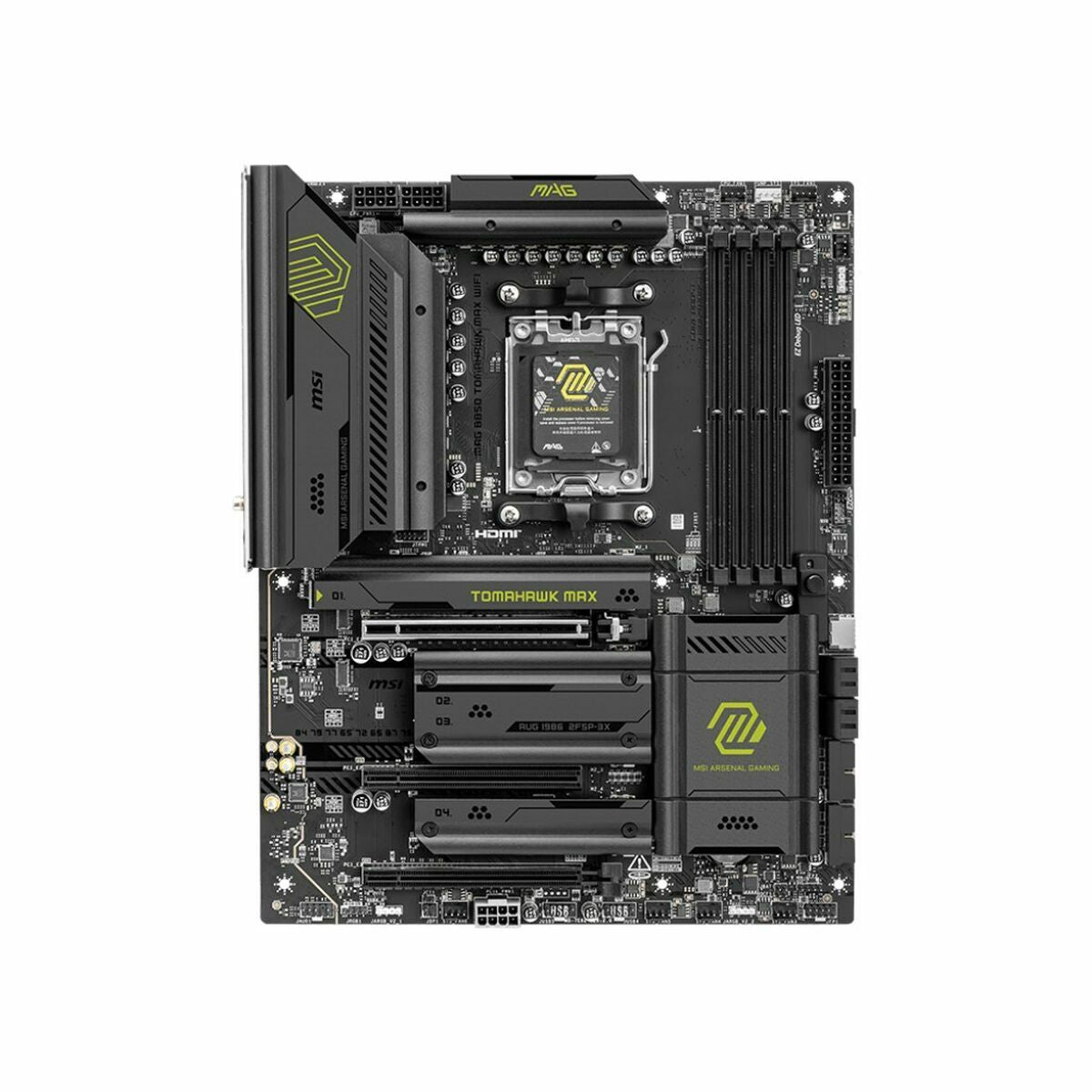 Motherboard MSI MAG B850 TOMAHAWK MAX WIFI Intel Wi-Fi 6 AMD AM5 AMD B850 Motherboard MSI MAG B850 TOMAHAWK MAX WIFI Intel Wi-Fi 6 AMD AM5 AMD B850