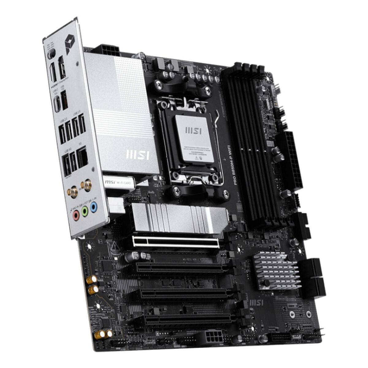 Motherboard MSI PRO B850M-P WIFI Intel Wi-Fi 6 AMD AM5 AMD B850 Motherboard MSI PRO B850M-P WIFI Intel Wi-Fi 6 AMD AM5 AMD B850