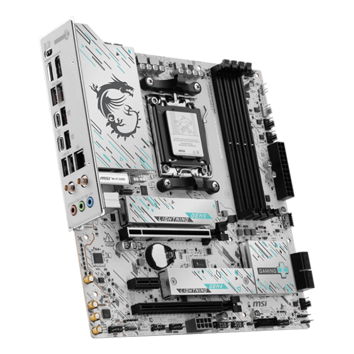 Motherboard MSI B850M GAMING PLUS WIFI6E Intel Wi-Fi 6 AMD AM5 AMD B850 Motherboard MSI B850M GAMING PLUS WIFI6E Intel Wi-Fi 6 AMD AM5 AMD B850