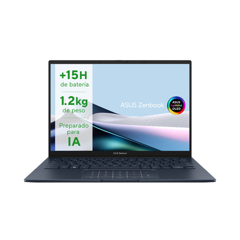 Laptop Asus ZenBook 14 OLED UX3405MA-PP606W Qwerty US 14" Intel Core Ultra 7 155H 16 GB RAM 512 GB SSD Laptop Asus ZenBook 14 OLED UX3405MA-PP606W Qwerty US 14" Intel Core Ultra 7 155H 16 GB RAM 512 GB SSD