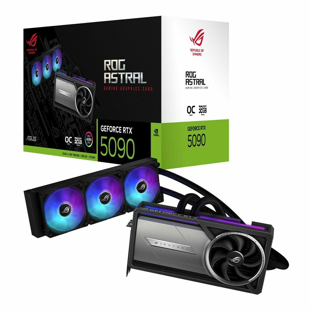 Graphics card Asus ROG Astral LC nvidia geforce rtx 5090 GDDR7 Graphics card Asus ROG Astral LC nvidia geforce rtx 5090 GDDR7
