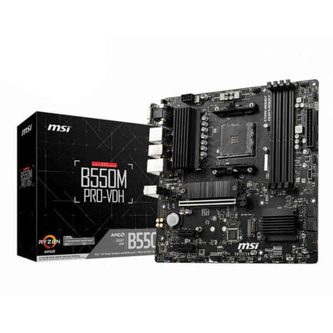 Motherboard MSI 7C95-017R mATX AM4 AMD B550 AMD AM4 Motherboard MSI 7C95-017R mATX AM4 AMD B550 AMD AM4