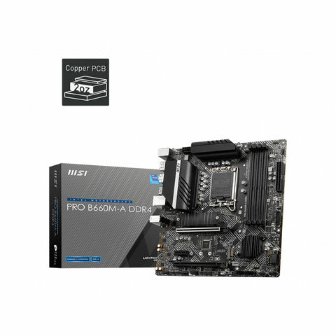 Motherboard MSI PRO H610M-G DDR4 INTEL H610 LGA 1700 Motherboard MSI PRO H610M-G DDR4 INTEL H610 LGA 1700