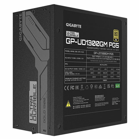 Power supply Gigabyte UD1300GM PG5 1300 W 80 Plus Gold Power supply Gigabyte UD1300GM PG5 1300 W 80 Plus Gold