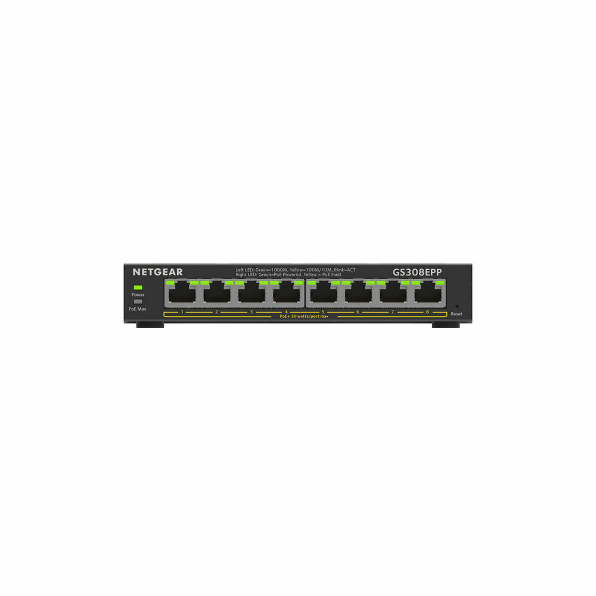 Switch Netgear GS308EPP-100PES RJ-45 Switch Netgear GS308EPP-100PES RJ-45