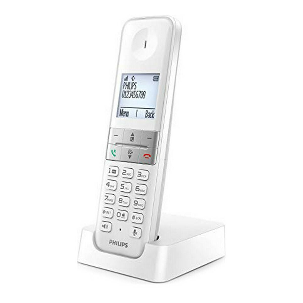 Wireless Phone Philips D4701W/34 White Black Wireless Phone Philips D4701W/34 White Black
