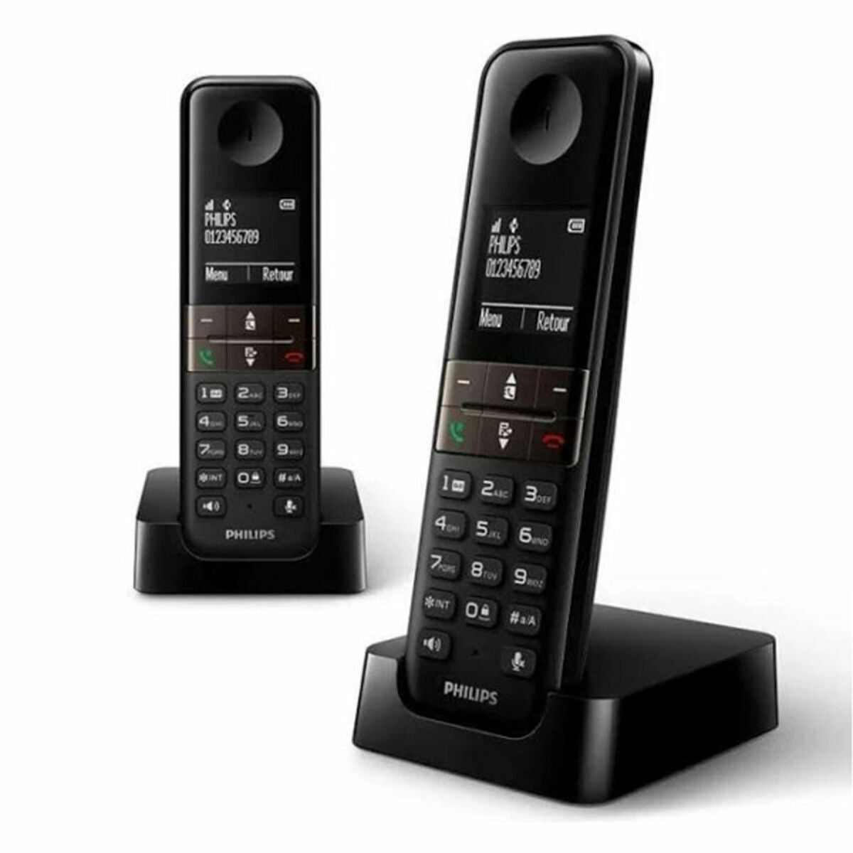 Wireless Phone Philips D4702B/34 Duo 1,8" DECT (2 pcs) Wireless Phone Philips D4702B/34 Duo 1,8" DECT (2 pcs)
