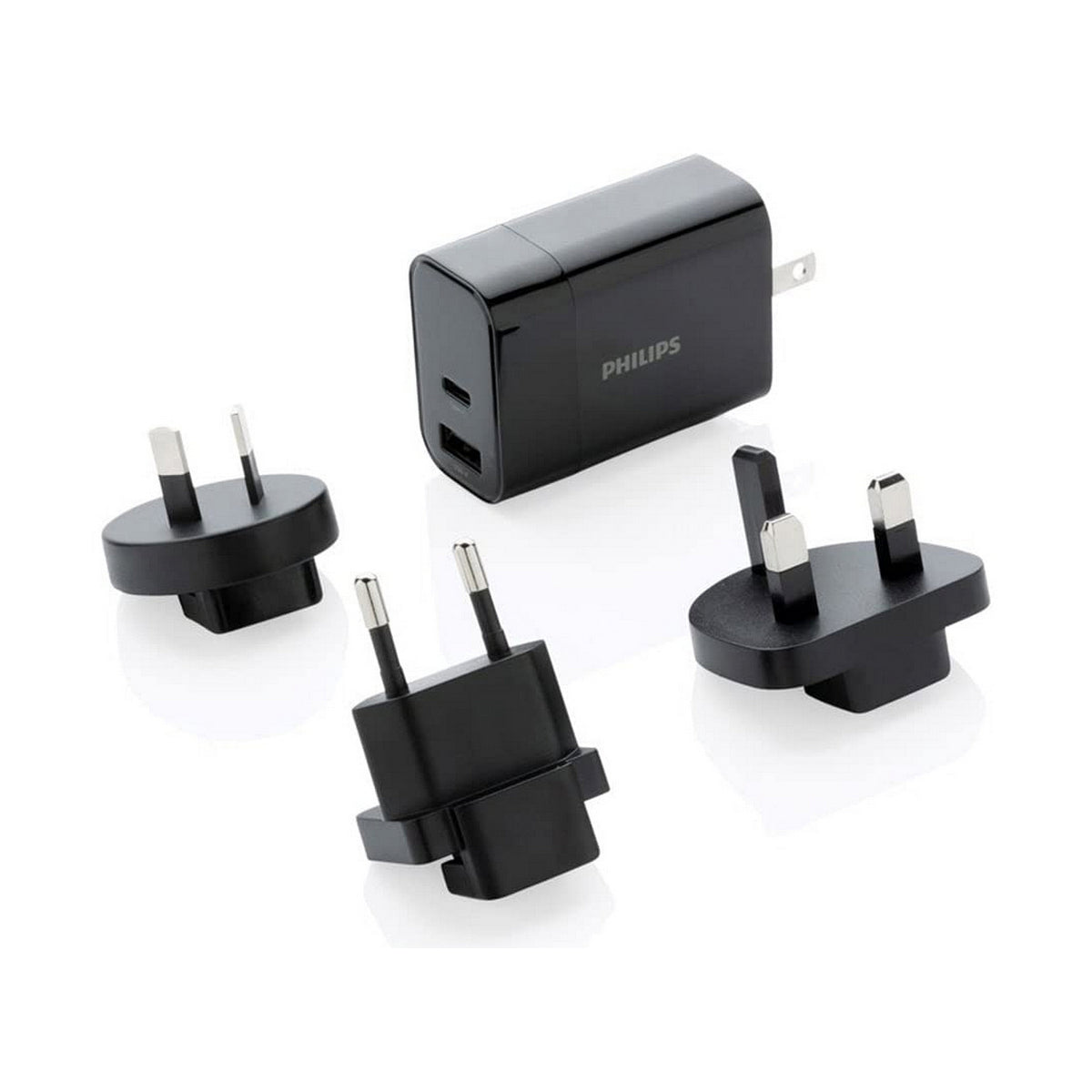 Universal Travel Power Adapter Philips Black 30 W Universal Travel Power Adapter Philips Black 30 W