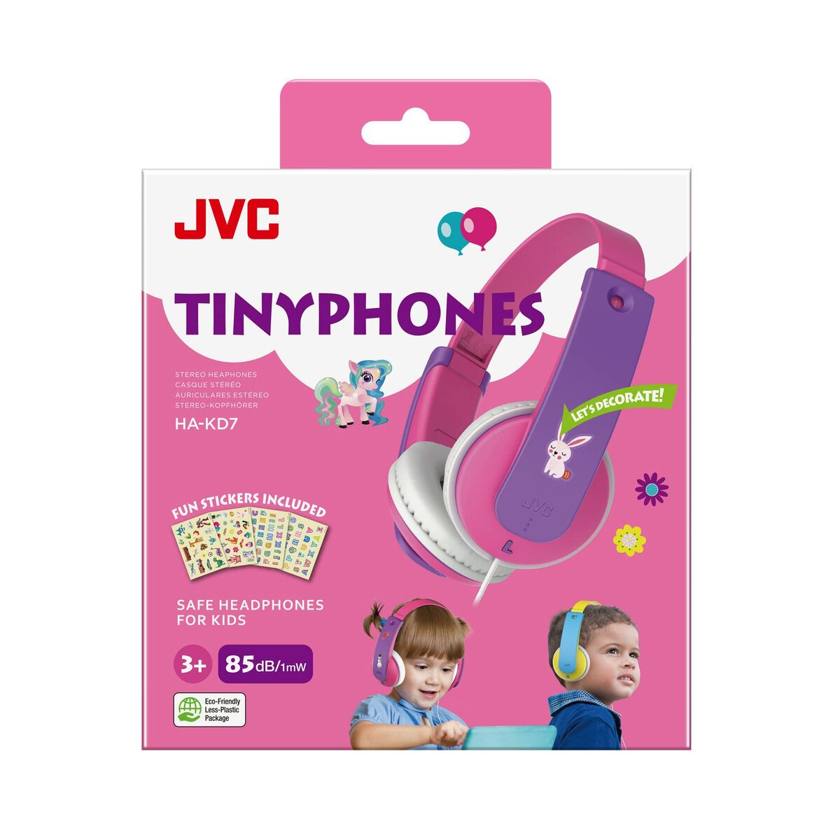 Headphones JVC HA-KD7-P Pink Headphones JVC HA-KD7-P Pink