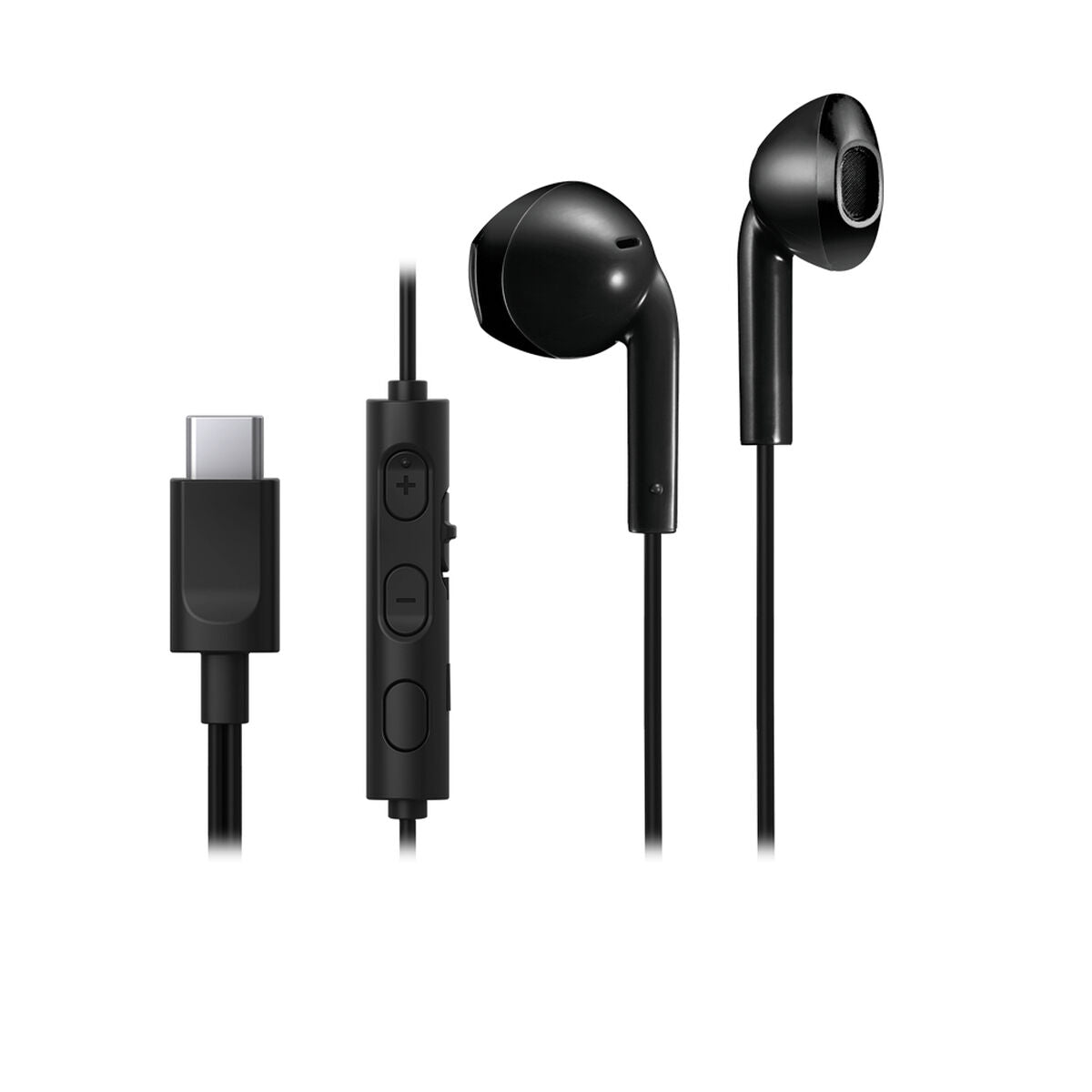 Headphones with Microphone JVC HAF-R17UCB-U Black Headphones with Microphone JVC HAF-R17UCB-U Black