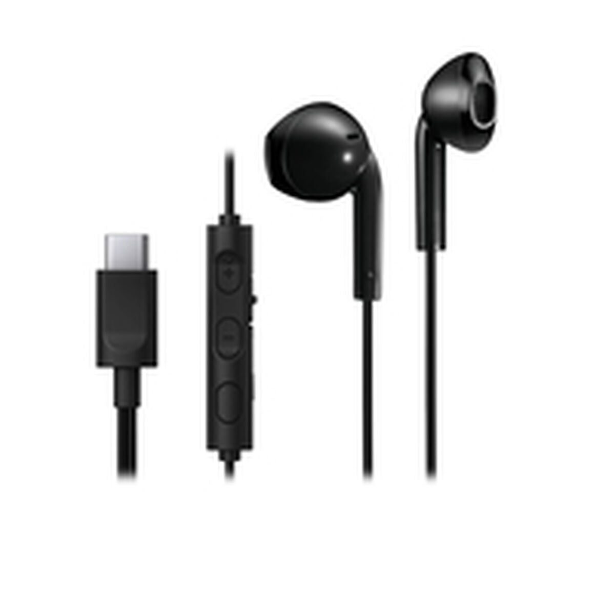 Headphones with Microphone JVC HAF-R17UCB-U Black Headphones with Microphone JVC HAF-R17UCB-U Black