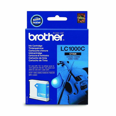 Original Ink Cartridge Brother LC1000C Blue Cyan Original Ink Cartridge Brother LC1000C Blue Cyan