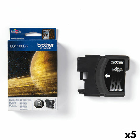 Original Ink Cartridge Brother DCP-385C/ MFC-6490CW/5490CN Black (5 Units) Original Ink Cartridge Brother DCP-385C/ MFC-6490CW/5490CN Black (5 Units)