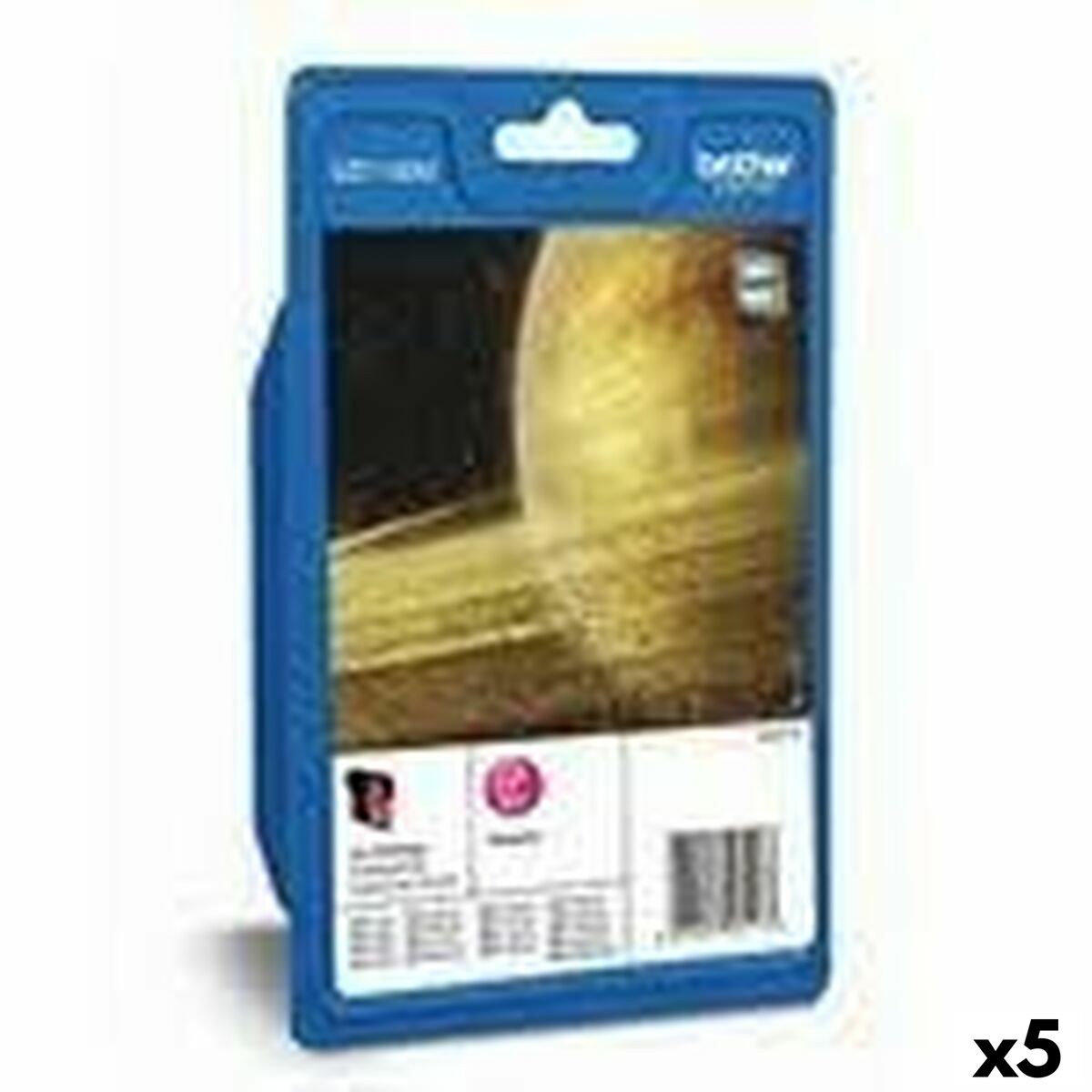 Original Ink Cartridge Brother DCP-385C/ MFC-6490CW/5490CN Magenta (5 Units) Original Ink Cartridge Brother DCP-385C/ MFC-6490CW/5490CN Magenta (5 Units)