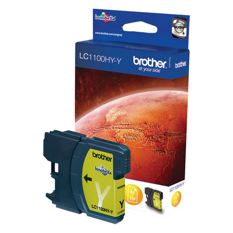 Original Ink Cartridge Brother LC-1100HYY Yellow Original Ink Cartridge Brother LC-1100HYY Yellow