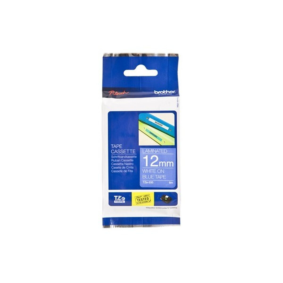 Original Ink Cartridge Brother Cinta laminada 12mm Original Ink Cartridge Brother Cinta laminada 12mm