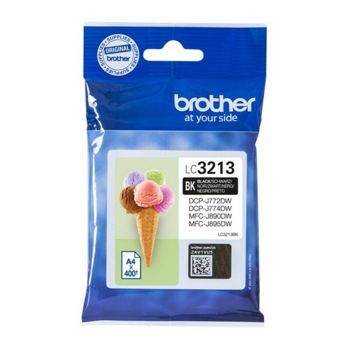 Original Ink Cartridge Brother LC-3213BK Black Original Ink Cartridge Brother LC-3213BK Black