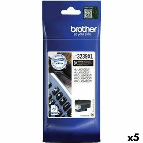 Original Ink Cartridge Brother HLJ6000 / MFCJ5945 / MFCJ6945 Black (5 Units) Original Ink Cartridge Brother HLJ6000 / MFCJ5945 / MFCJ6945 Black (5 Units)