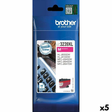 Original Ink Cartridge Brother HLJ6000 / MFCJ5945 / MFCJ6945 Magenta (5 Units) Original Ink Cartridge Brother HLJ6000 / MFCJ5945 / MFCJ6945 Magenta (5 Units)