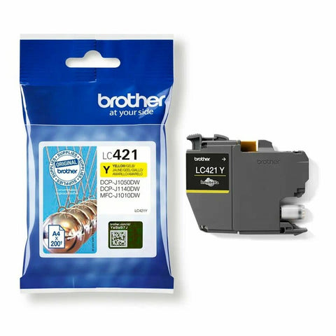 Original Ink Cartridge Brother LC-421Y Yellow Original Ink Cartridge Brother LC-421Y Yellow