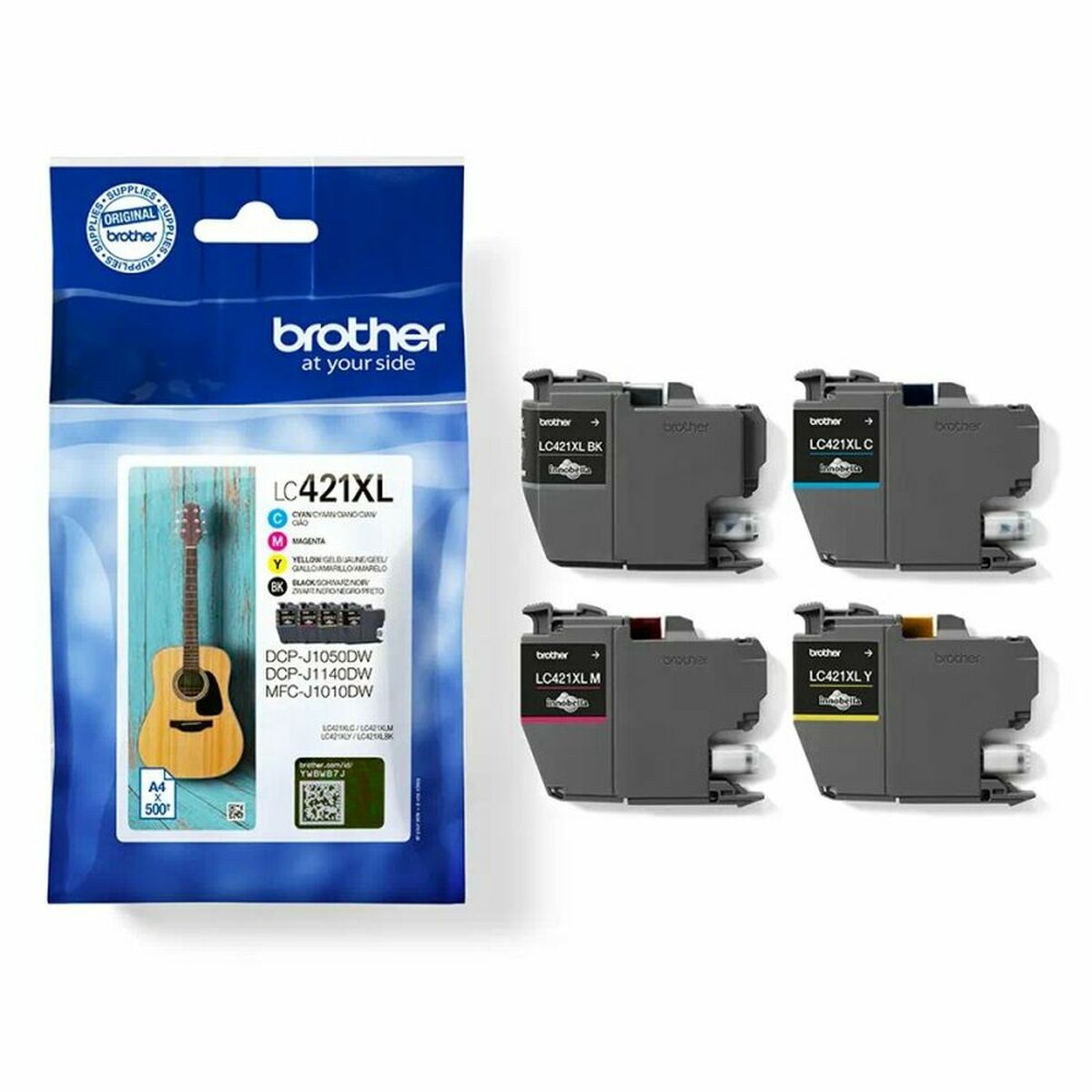 Original Ink Cartridge Brother LC-421XLVAL Multicolour Original Ink Cartridge Brother LC-421XLVAL Multicolour