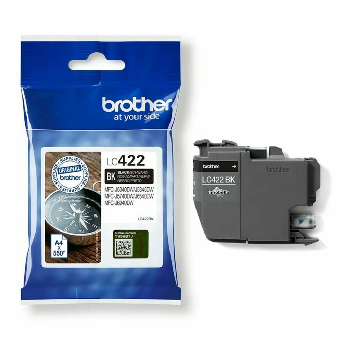 Original Ink Cartridge Brother LC-422BK Black Original Ink Cartridge Brother LC-422BK Black