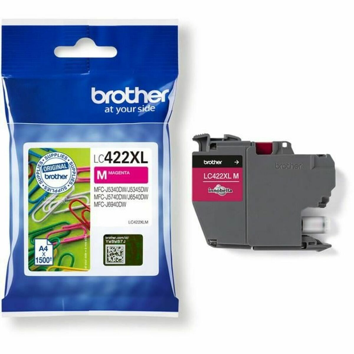 Original Ink Cartridge Brother LC-422XLM Magenta Original Ink Cartridge Brother LC-422XLM Magenta