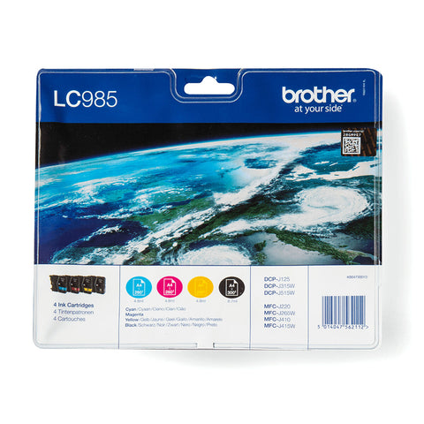 Original Ink Cartridge Brother LC-985VALBP Multicolour Original Ink Cartridge Brother LC-985VALBP Multicolour