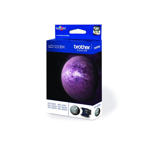 Original Ink Cartridge Brother LC-1220BKBP Black Original Ink Cartridge Brother LC-1220BKBP Black