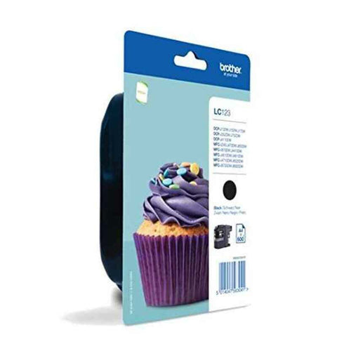Original Ink Cartridge Brother LC-123BKBP Black Original Ink Cartridge Brother LC-123BKBP Black