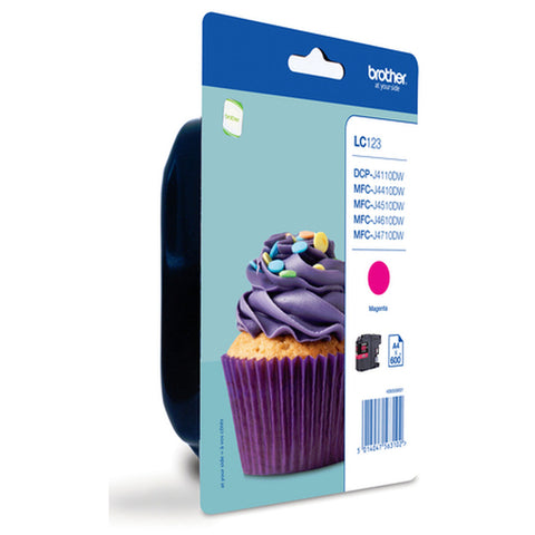 Original Ink Cartridge Brother LC-123MBP Magenta Original Ink Cartridge Brother LC-123MBP Magenta