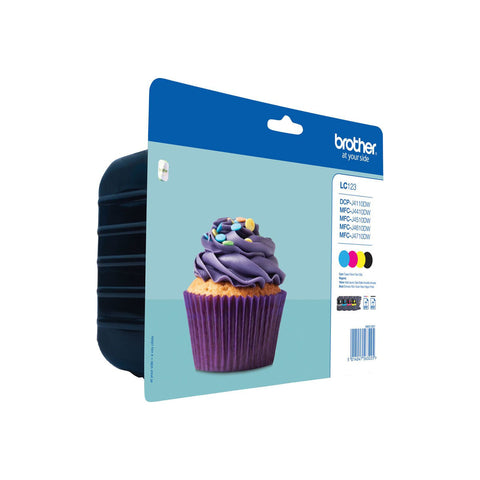 Original Ink Cartridge Brother LC-123VALBP Multicolour Original Ink Cartridge Brother LC-123VALBP Multicolour