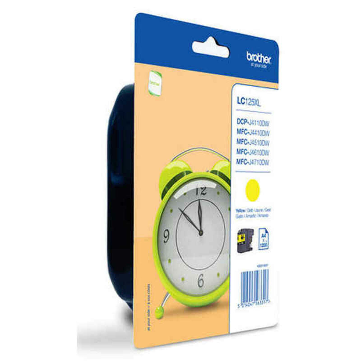 Original Ink Cartridge Brother LC-125XLYBP Yellow Original Ink Cartridge Brother LC-125XLYBP Yellow