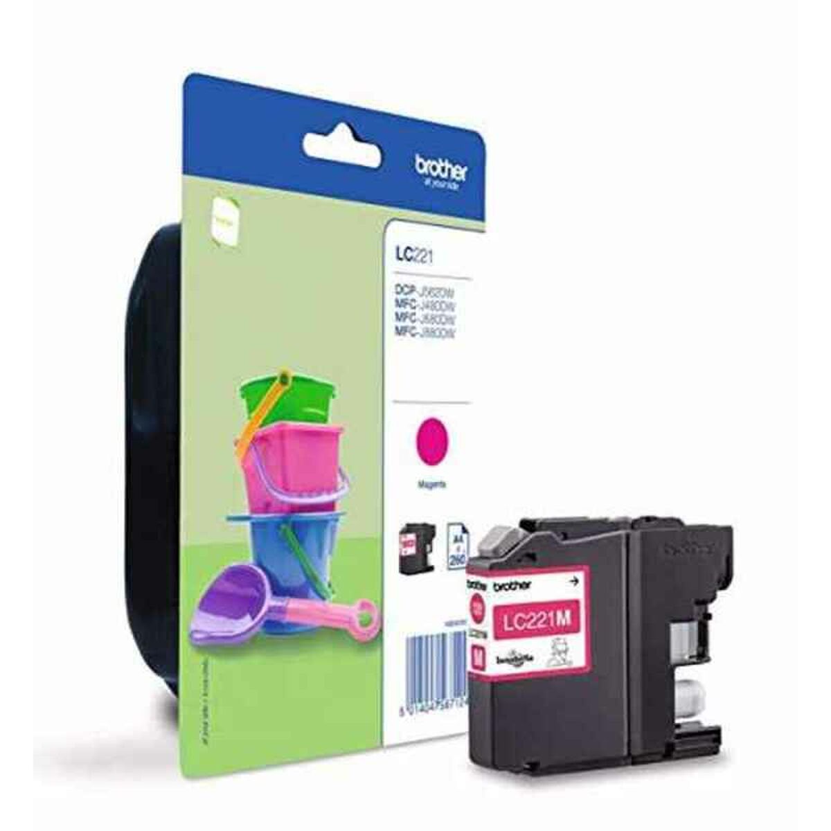 Original Ink Cartridge Brother LC-221MBP Magenta Original Ink Cartridge Brother LC-221MBP Magenta