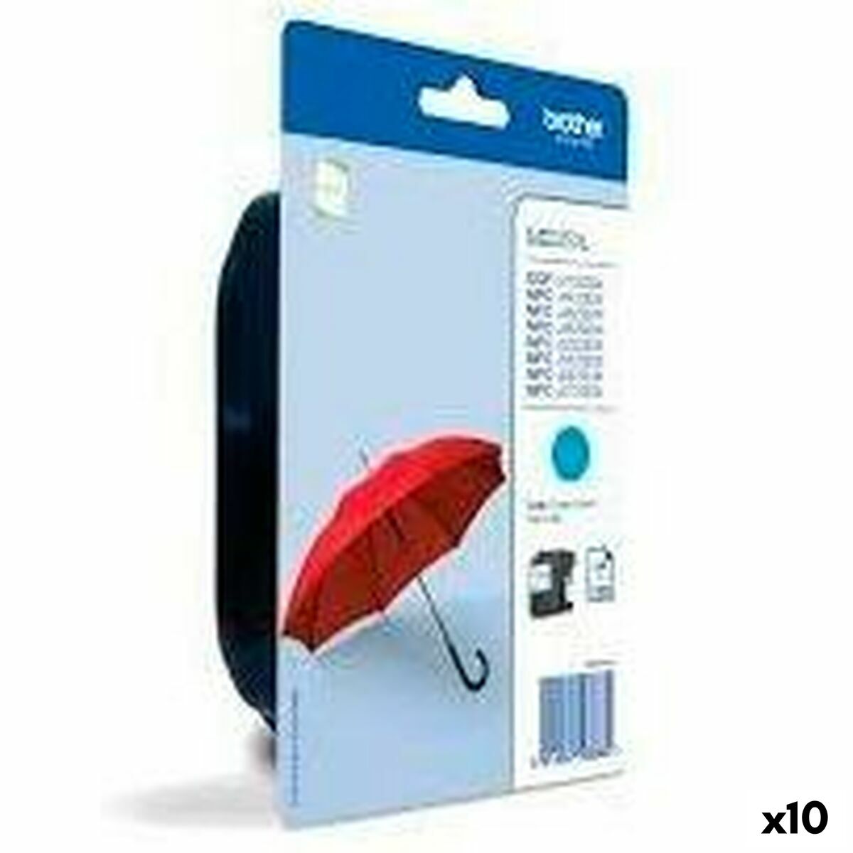 Original Ink Cartridge Brother DCP-J4120DW / MFC-J4420DW, J4620DW Cyan (10 Units) Original Ink Cartridge Brother DCP-J4120DW / MFC-J4420DW, J4620DW Cyan (10 Units)