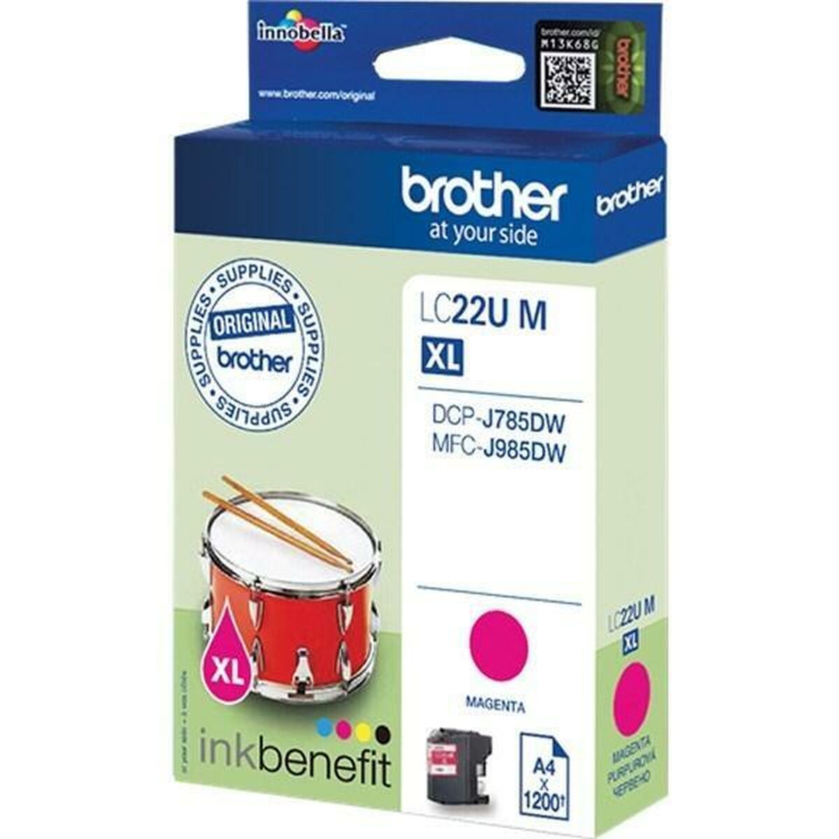 Original Ink Cartridge Brother LC-22UY Magenta Original Ink Cartridge Brother LC-22UY Magenta