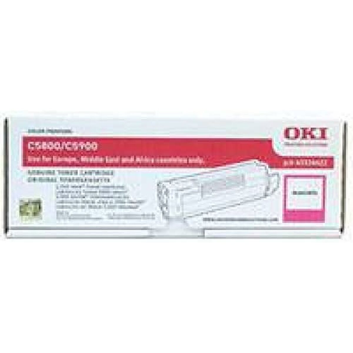 Original Toner OKI 43324422 Black Magenta Original Toner OKI 43324422 Black Magenta