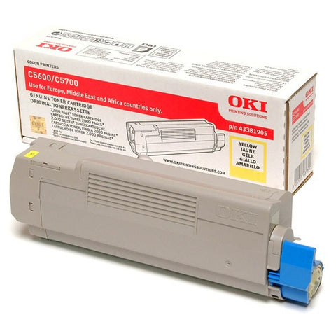 Original Toner OKI 43381905 Yellow Original Toner OKI 43381905 Yellow