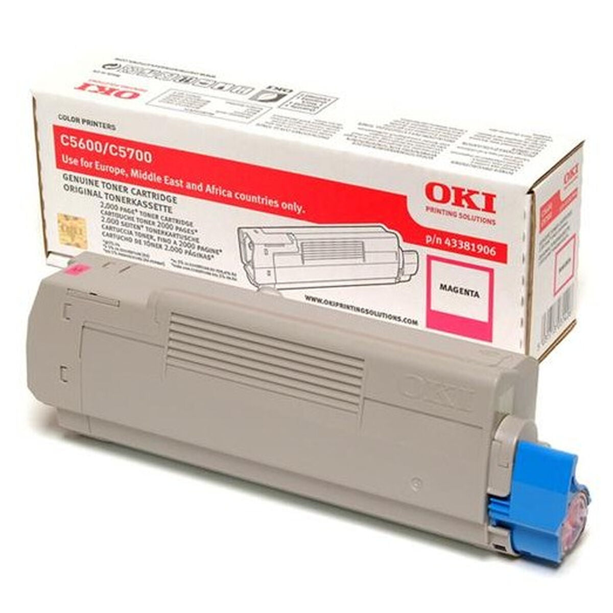 Original Toner OKI 43381906 Magenta Original Toner OKI 43381906 Magenta
