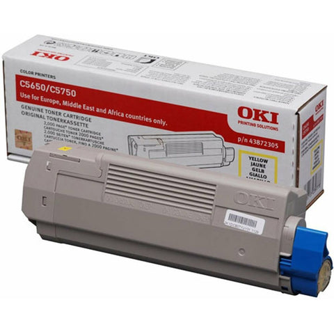 Original Toner OKI 43872305 Yellow Original Toner OKI 43872305 Yellow