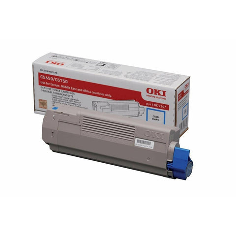Original Toner OKI 43872307 Black Cyan Original Toner OKI 43872307 Black Cyan