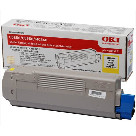 Original Toner OKI 43865721 Yellow Original Toner OKI 43865721 Yellow